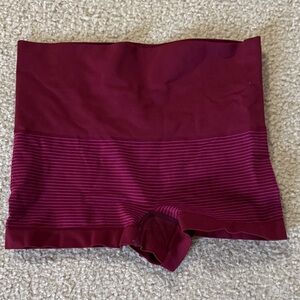 SPANX Burgundy Shapewear Shorts